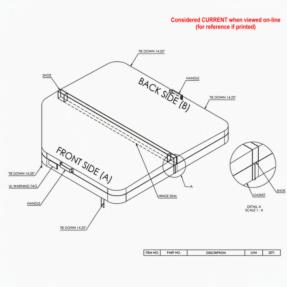 Sereno Cover Specs