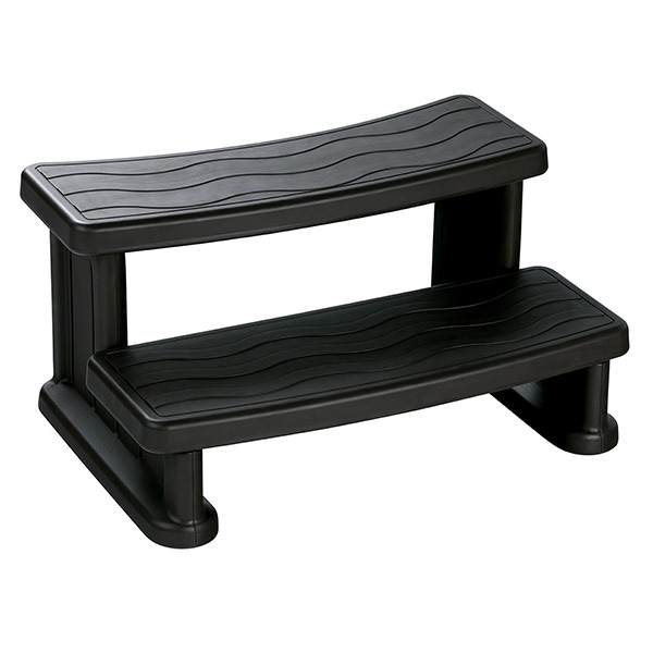 Lifesmart Spa Side Step Black Curved