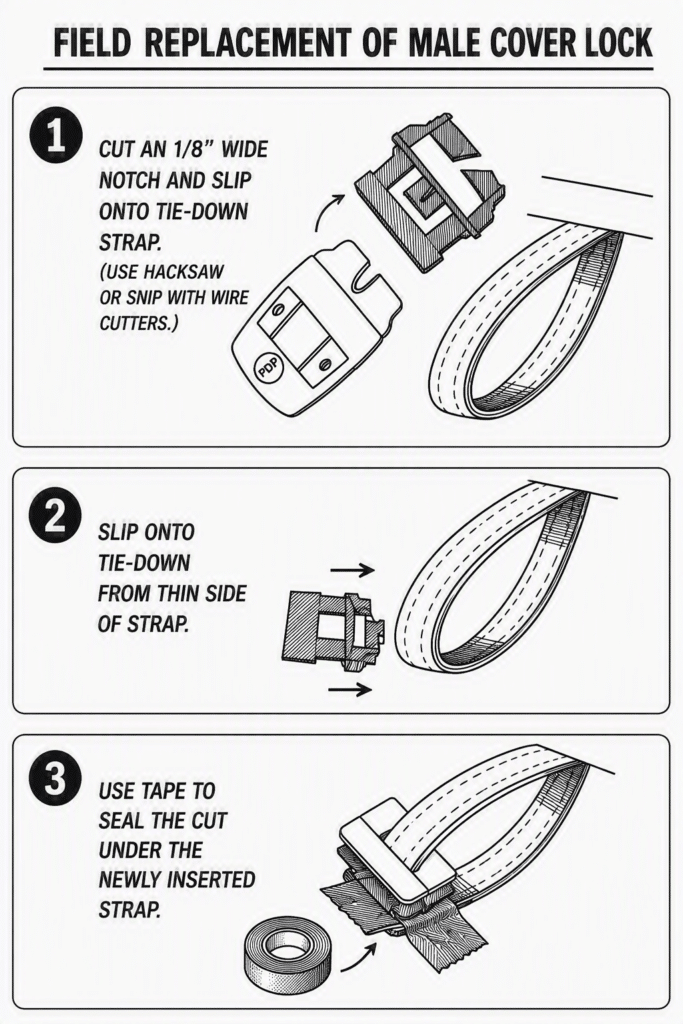 male buckle replacement