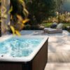 A Hot Tub in a Lush, Outdoor Setting