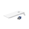 Ledge Lounger Cornhole Toss White