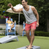 Ledge Lounger Cornhole Toss Grey Lifestyle Image 3