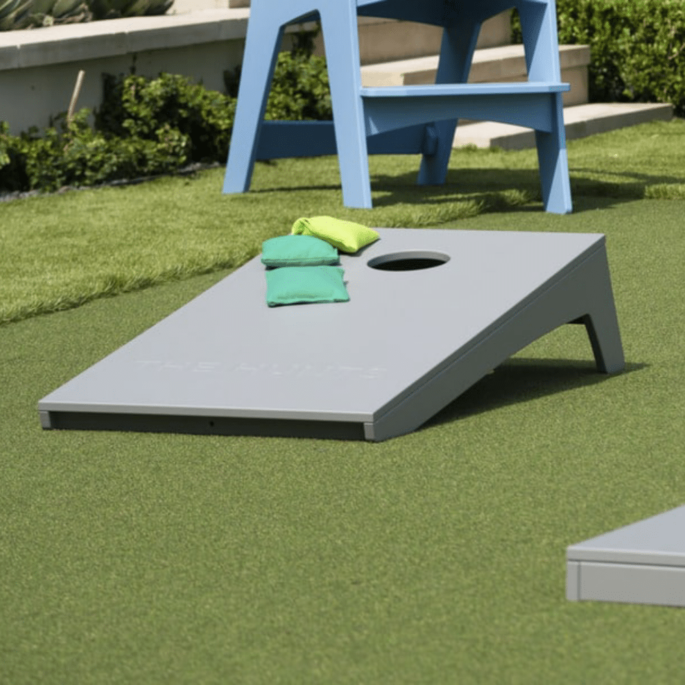 Ledge Lounger Cornhole Toss Grey Lifestyle Image 5