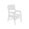 Ledge Lounger Mainstay Dining Armchair White