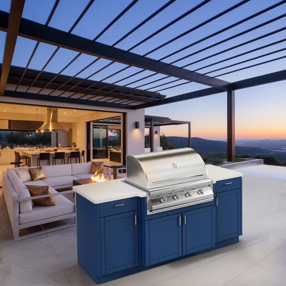 (Indigo) Sanibel Shaker Cabinet grill only Island copy
